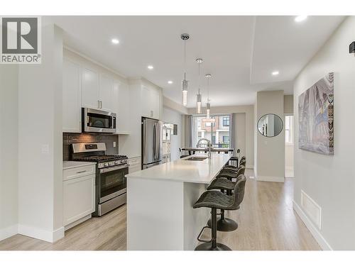 Kitchen - 1164 Black Mountain Drive, Kelowna, BC - Indoor Photo Showing Kitchen With Stainless Steel Kitchen With Upgraded Kitchen