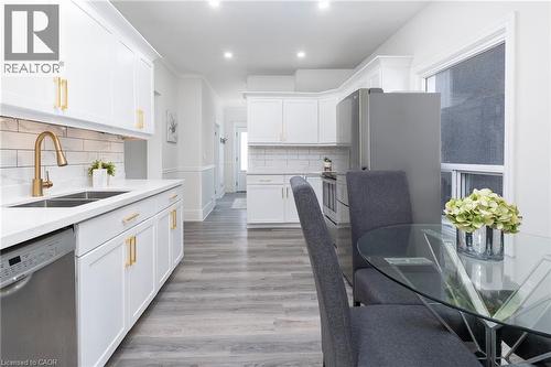 50 Stapleton Avenue, Hamilton, ON - Indoor Photo Showing Kitchen With Double Sink