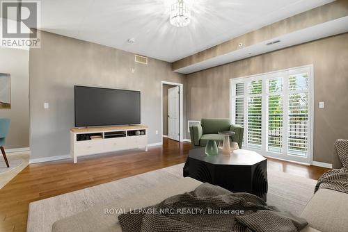 virtually staged - 203 - 16 Sullivan Avenue, Thorold (Thorold Downtown), ON - Indoor Photo Showing Living Room