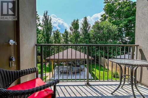 Balcony & southerly views - 203 - 16 Sullivan Avenue, Thorold (Thorold Downtown), ON - Outdoor With Balcony With Deck Patio Veranda