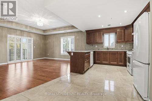 Upgraded Kitchen & Flooring - 203 - 16 Sullivan Avenue, Thorold (Thorold Downtown), ON - Indoor Photo Showing Kitchen