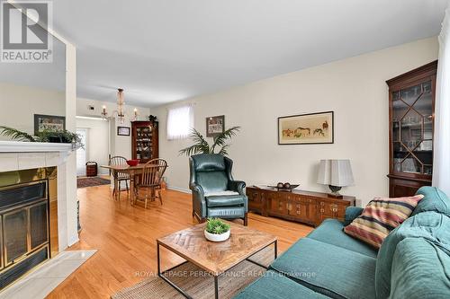 6 Elmdale Avenue, Ottawa, ON - Indoor Photo Showing Living Room With Fireplace