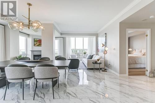 Ph1 - 60 Old Mill Road, Oakville (Oo Old Oakville), ON - Indoor Photo Showing Dining Room With Fireplace