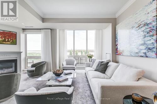 Ph1 - 60 Old Mill Road, Oakville (Oo Old Oakville), ON - Indoor Photo Showing Living Room With Fireplace