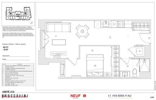 Plan (croquis) - 315-1518 Rue Sherbrooke O., Montréal (Ville-Marie), QC - Other