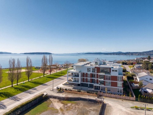 #105-9570 Fifth St, Sidney, BC - Outdoor With Body Of Water With View
