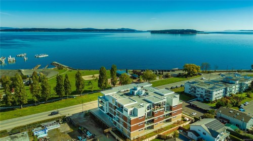 #105-9570 Fifth St, Sidney, BC - Outdoor With Body Of Water With View