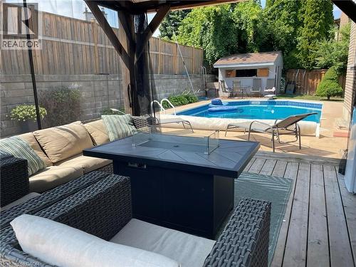 31 Maynard Street, Hamilton, ON - Outdoor With In Ground Pool With Deck Patio Veranda With Exterior