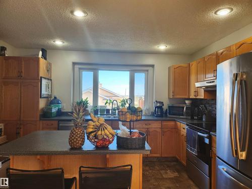 514 River Pt Nw, Edmonton, AB - Indoor Photo Showing Kitchen With Stainless Steel Kitchen