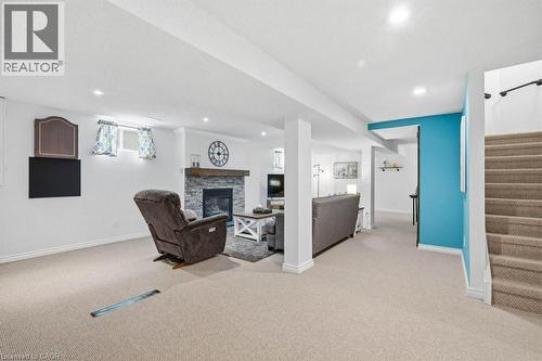 60 Mctague Drive, Cambridge, ON - Indoor With Fireplace