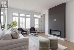 So much natural light huge modern windows/transoms - 