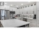Kitchen Island with wine bar and storage - 2777 Casa Loma Road Unit# 207, West Kelowna, BC  - Indoor Photo Showing Kitchen With Upgraded Kitchen 