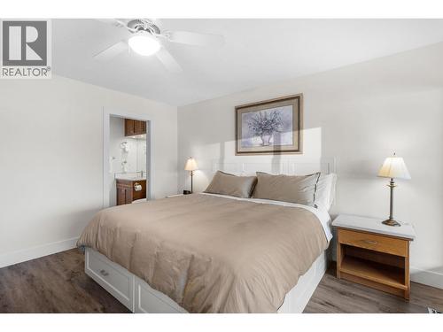 2nd Floor Primary bedroom and ensuite with private deck. - 2777 Casa Loma Road Unit# 207, West Kelowna, BC - Indoor Photo Showing Bedroom