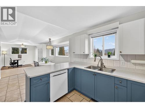 2435 Butt Road, West Kelowna, BC - Indoor Photo Showing Kitchen With Double Sink