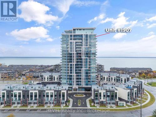 1907 - 385 Winston Road, Grimsby (Grimsby Beach), ON - Outdoor With Body Of Water With View