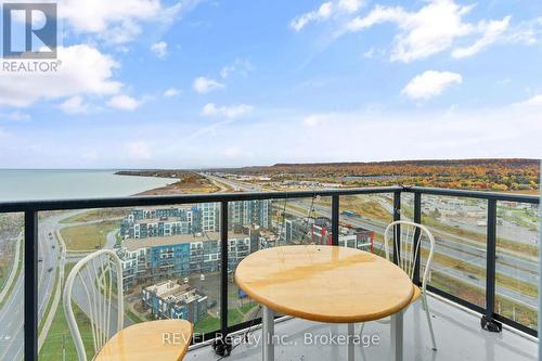 1907 - 385 Winston Road, Grimsby (Grimsby Beach), ON - Outdoor With Balcony With View