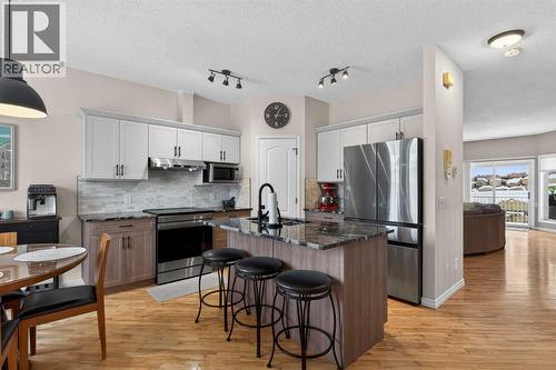 42 Hamptons Link Nw, Calgary, AB - Indoor Photo Showing Kitchen With Stainless Steel Kitchen With Upgraded Kitchen