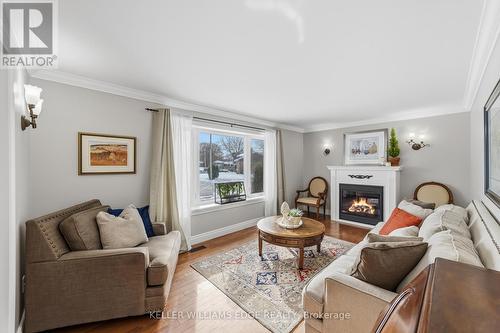 Living Room - 267 Hampton Heath Road, Burlington, ON - Indoor Photo Showing Living Room With Fireplace
