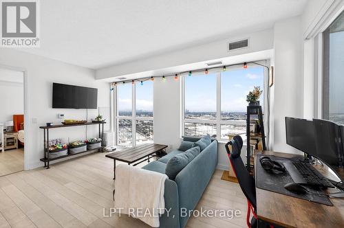 2309 - 20 Thomas Riley Road, Toronto, ON - Indoor Photo Showing Living Room