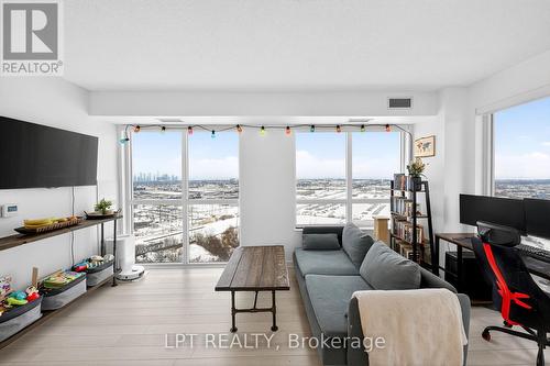 2309 - 20 Thomas Riley Road, Toronto, ON - Indoor Photo Showing Living Room