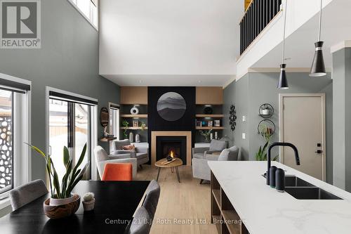 34 Ruby Crescent, Orillia, ON - Indoor With Fireplace