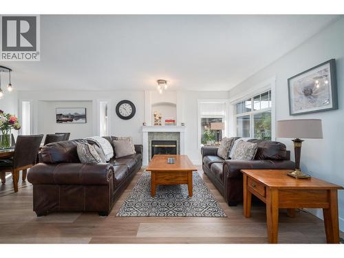 3841 Glen Canyon Drive, West Kelowna, BC - Indoor Photo Showing Living Room With Fireplace