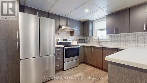 UNIT TWO - 100 Cromwell Avenue, Oshawa (Vanier), ON - Indoor Photo Showing Kitchen With Stainless Steel Kitchen With Upgraded Kitchen
