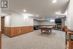 Large Family Room with Cozy Gas Fireplace - 