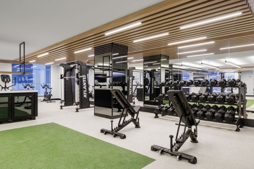Exercise Room - 404-1518 Rue Sherbrooke O., Montréal (Ville-Marie), QC - Indoor Photo Showing Gym Room