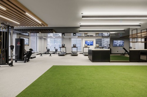 Exercise Room - 505-1518 Rue Sherbrooke O., Montréal (Ville-Marie), QC - Indoor Photo Showing Gym Room