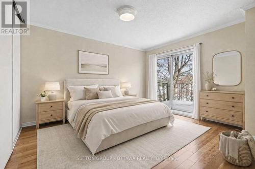 Master Bedroom Virtually Staged - 207 Mart Circle, Ottawa, ON - Indoor Photo Showing Bedroom