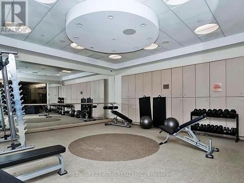 2908 - 83 Borough Drive, Toronto, ON - Indoor Photo Showing Gym Room