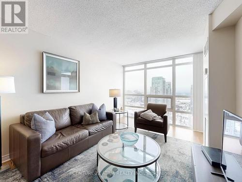 2908 - 83 Borough Drive, Toronto, ON - Indoor Photo Showing Living Room