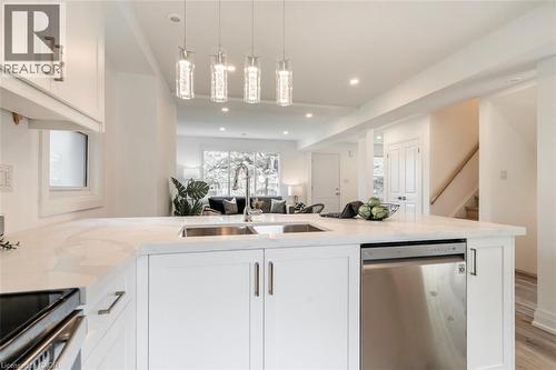367 Hillside Avenue, Hamilton, ON - Indoor Photo Showing Kitchen With Double Sink With Upgraded Kitchen