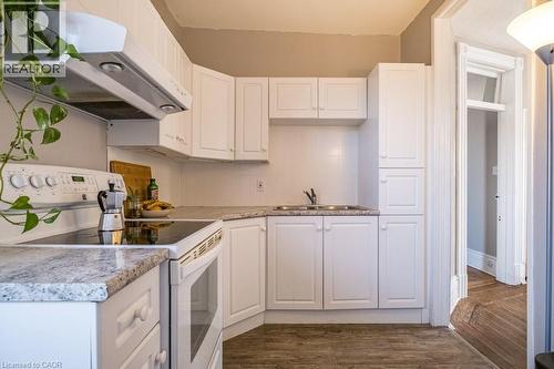 270 Queen Street S Unit# 2, Hamilton, ON - Indoor Photo Showing Kitchen With Double Sink