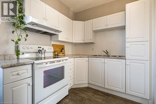 270 Queen Street S Unit# 2, Hamilton, ON - Indoor Photo Showing Kitchen With Double Sink