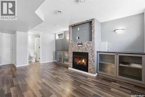 39 Peart Crescent, Regina, SK - Indoor With Fireplace