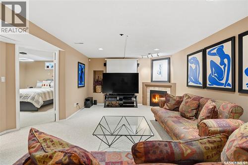 2804 St Andrews Road, Regina, SK - Indoor Photo Showing Living Room With Fireplace