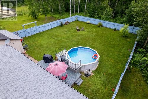 62 Highway 17 E, Spanish, ON - Outdoor With Above Ground Pool With Backyard