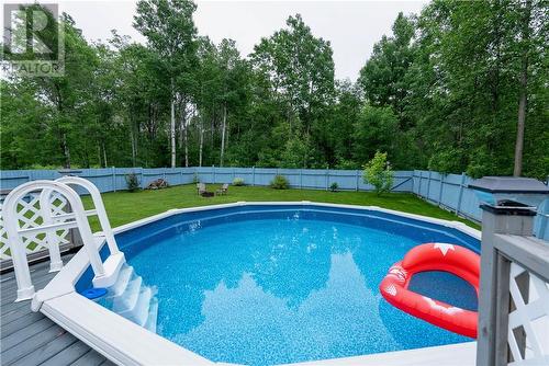 62 Highway 17 E, Spanish, ON - Outdoor With Above Ground Pool With Backyard