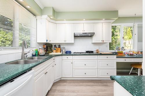 1270 Fox Tree Road, Lister, BC - Indoor Photo Showing Kitchen With Double Sink
