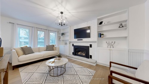 3 Freeman Road, Markham, ON - Indoor Photo Showing Living Room With Fireplace