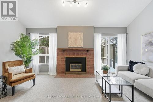 2047 Chrisdon Road, Burlington, ON - Indoor Photo Showing Living Room With Fireplace