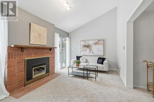 2047 Chrisdon Road, Burlington, ON - Indoor Photo Showing Living Room With Fireplace