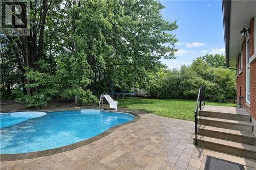 629 Danforth Avenue, Sudbury, ON - Outdoor With In Ground Pool With Backyard
