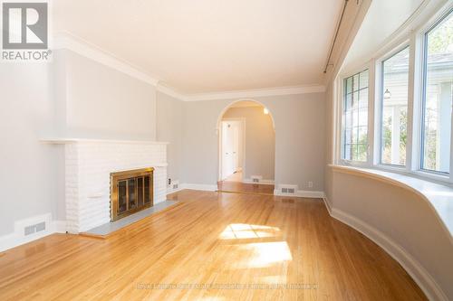 66 Minnewawa Road, Mississauga, ON - Indoor With Fireplace