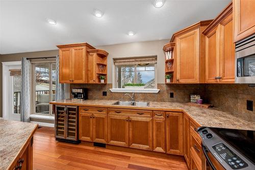 331 Quilchena Drive, Kelowna, BC - Indoor Photo Showing Kitchen With Double Sink