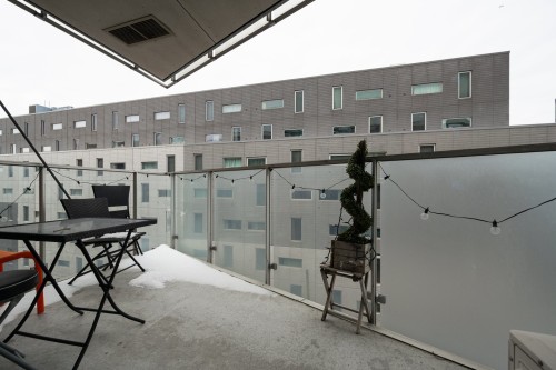 Balcony - 605-350 Rue Eleanor, Montréal (Le Sud-Ouest), QC - Outdoor With Exterior