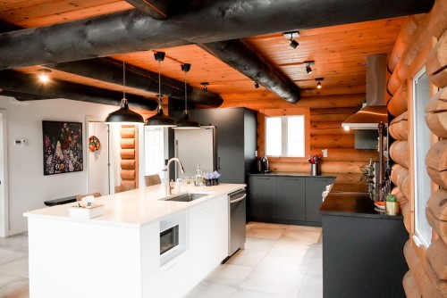 Cuisine - 91 Rue De L'Esplanade, Saint-Philémon, QC - Indoor Photo Showing Kitchen