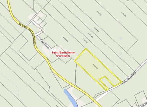 Terre/Terrain - Rue Cyr, Saint-Barthélemy, QC 